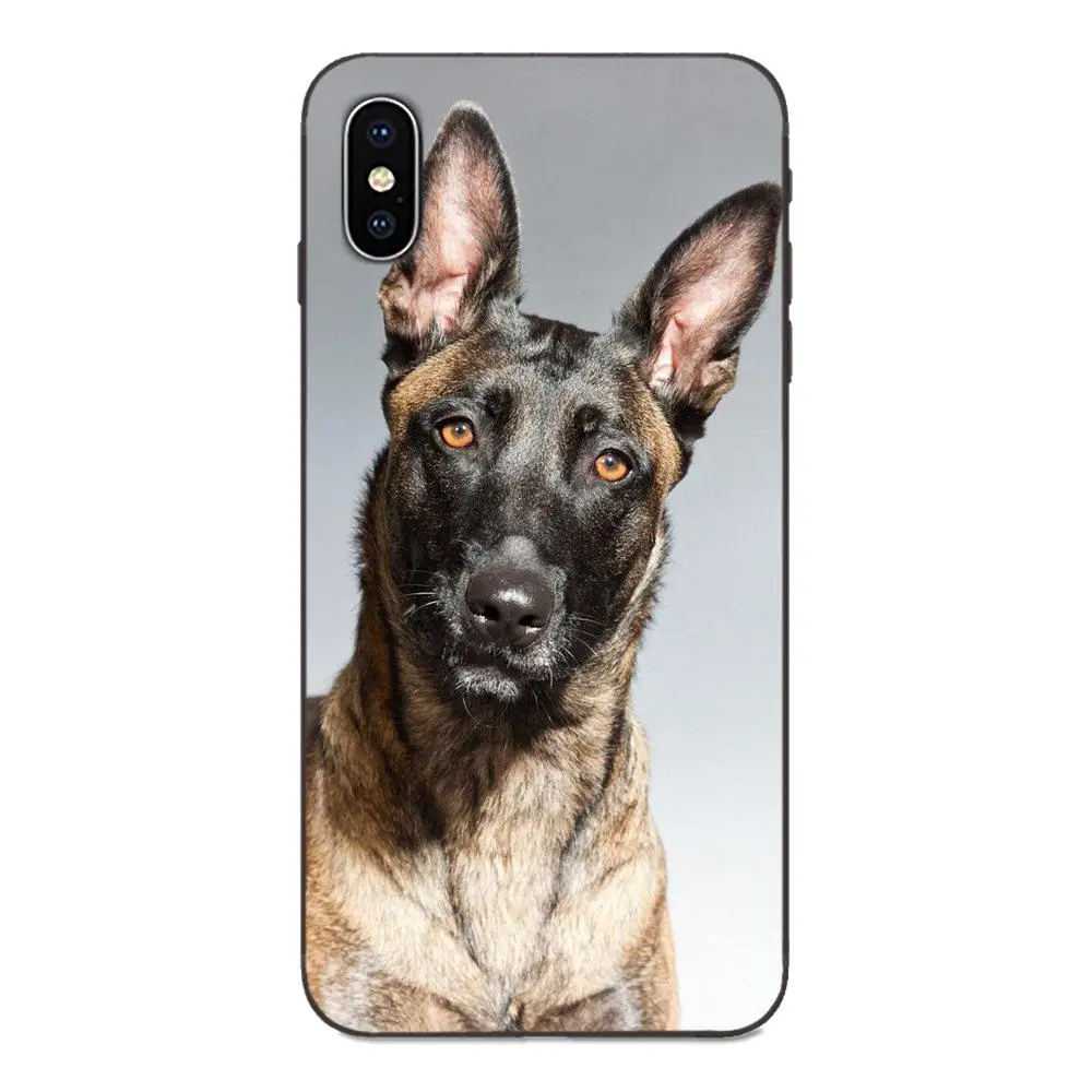 as picture Мягкие чехлы Capa Belgian Tervuren Malinois Dog Art для Apple IPhone X XS Max XR 4 4s 5 5S SE 6 6S 7 8 Plus - Цвет: as picture