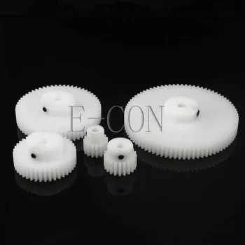 

10PCS 1M114T Gear 5-14mm Bore Hole 114 Teeth 1 Module POM Gear Wheel with Top Screws