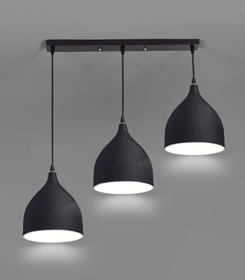 C1 Скандинавский светодиодный подвесной светильник для столовой, кухни, креативная индивидуальная лампа, современный простой подвесной светильник для барной стойки 110-220 В E27 - Цвет корпуса: C1
