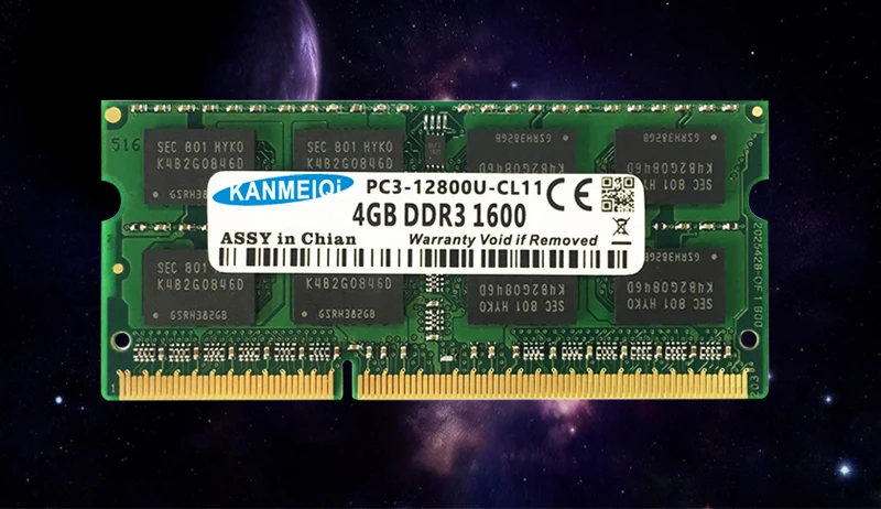 KANMEIQi so-dimm ddr3l 4gb 1333 память для компьютера ноутбука 1600/1866MHz 1,35 V для памяти 204pin ноутбука