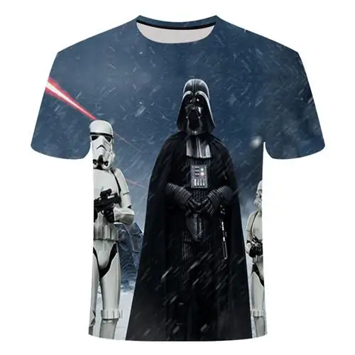 YA11, новинка, Camisetas Hombre, новинка, Звездные войны, Мужская футболка, 3D принт, футболка, круглый вырез, короткий рукав, Мужская забавная футболка - Цвет: Фиолетовый
