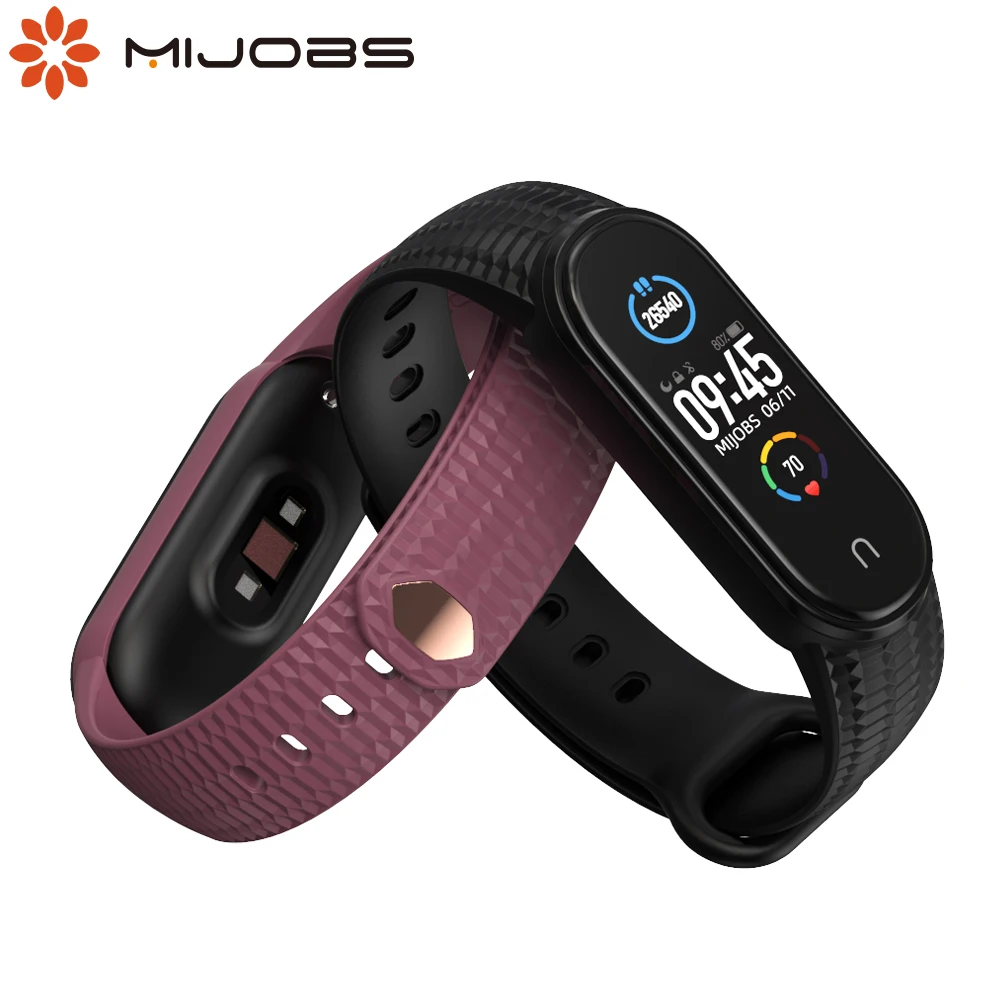 Ремешок для Mi Band 5 4 3 силиконовый полупрозрачный браслет Xiaomi Correa Smart