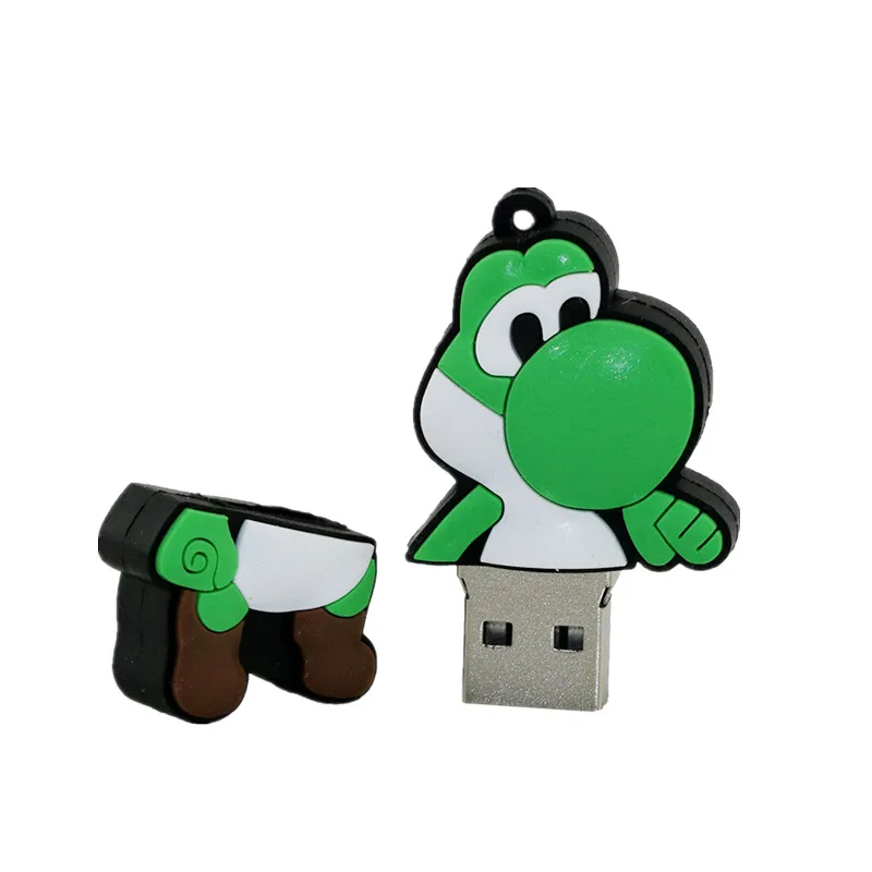 Мини-ручка Марио, флеш-карта 2,0, USB 4 ГБ, 8 ГБ, 16 ГБ, 32 ГБ, 64 ГБ, флеш-карта, высокая скорость, 2,0, креативный милый подарок