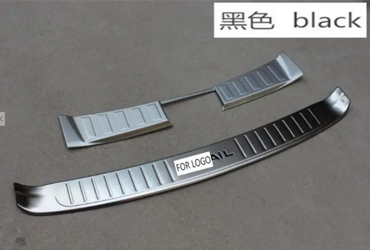 Изгой стальной Задний бампер протектор Подоконник багажник защитная решетка для Nissan X-Trail X Trail T32 автомобильные аксессуары - Цвет: External Internal 3