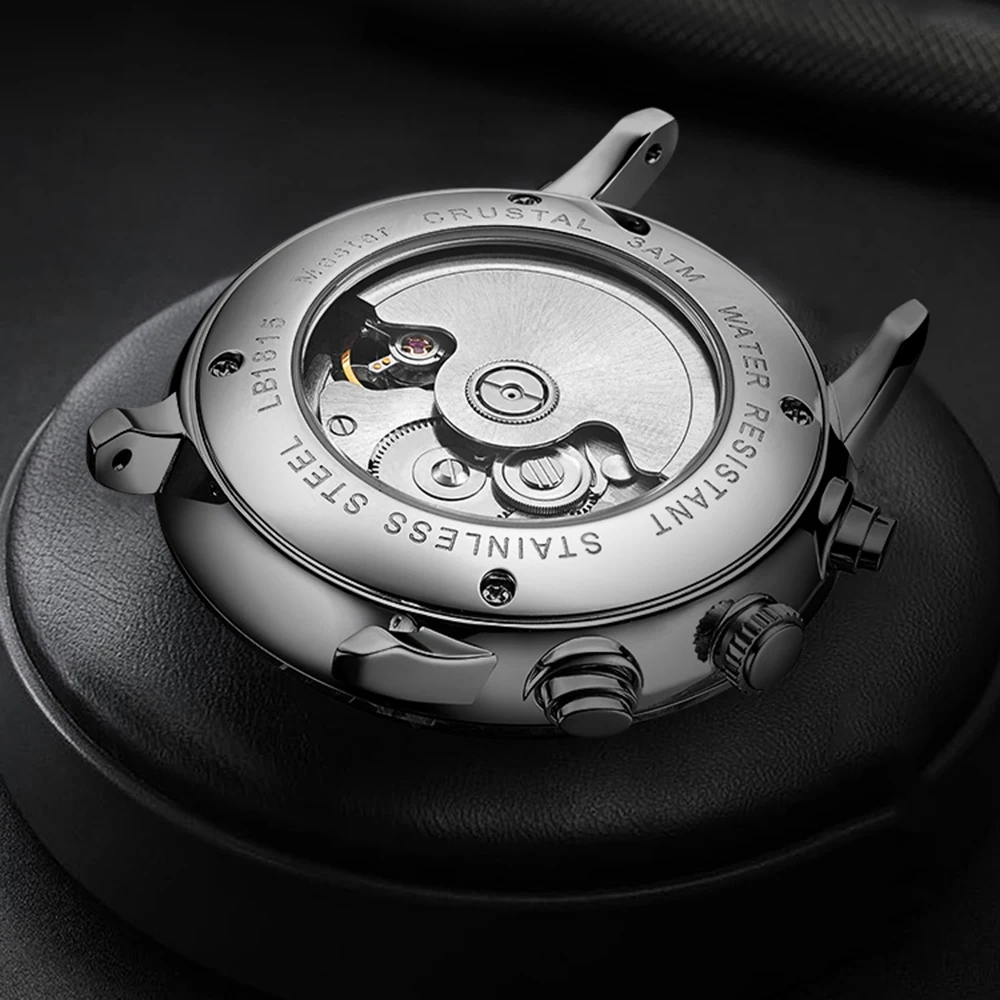 Mens Fashion Mechanical Watches Business Automatic Wristwatch Stainless Steel Luminous Designer Clock Reojes De Hombre New 2021