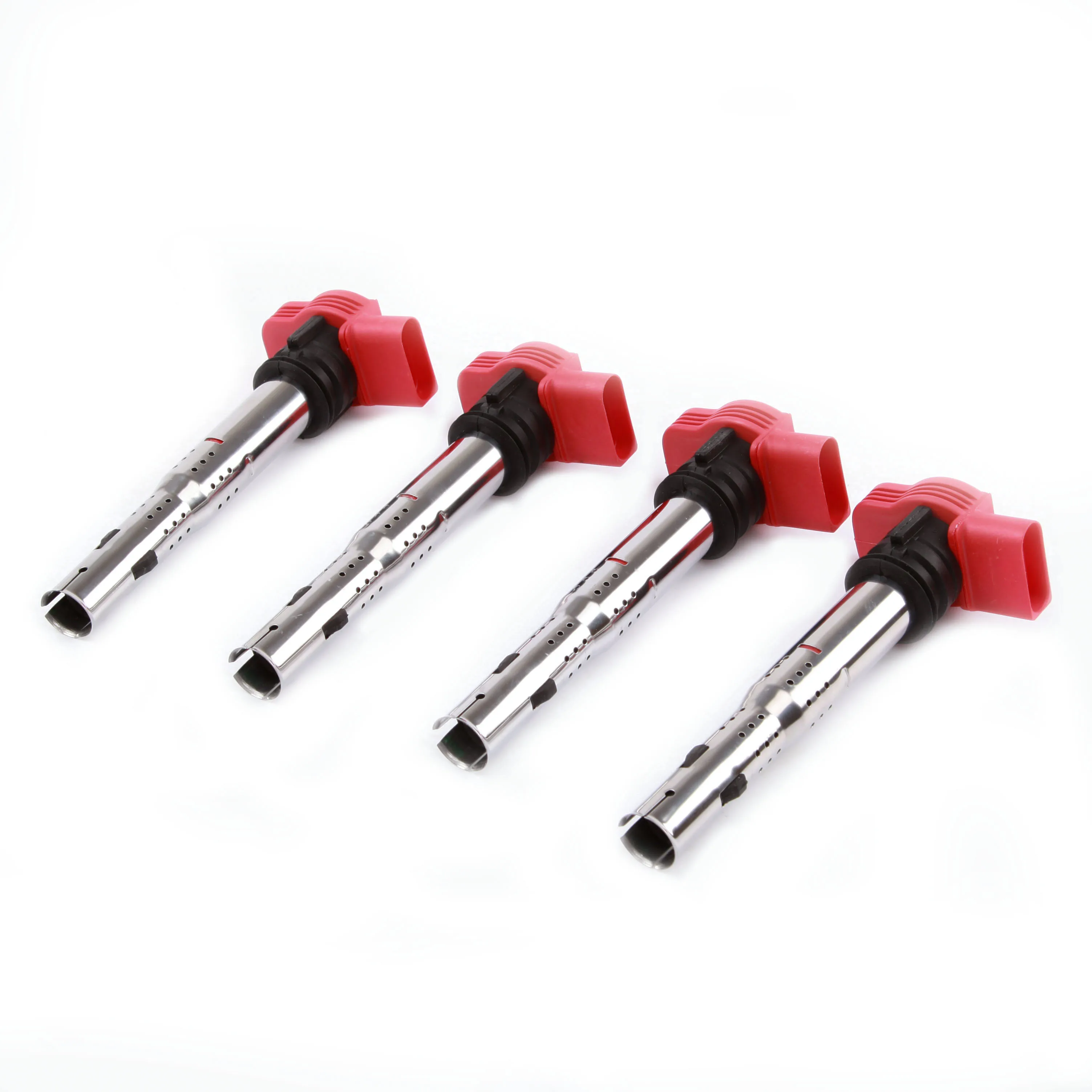 Новые 4 шт. 06E905115B UF 529 красные катушки зажигания для Audi A4 A5 A6 Quattro Q5 Q7 R8 S4 S6 VW Touareg C1631