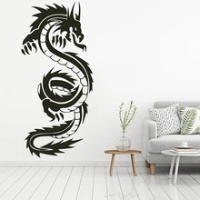 Высокое качество китайский дракон Настенная роспись гостиной украшение дома виниловая художественная Съемная Настенная Наклейка Y-250