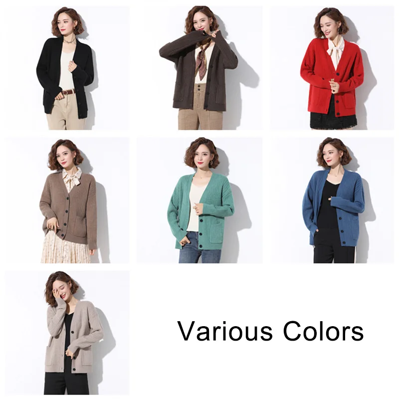 COODRONY Brand Cardigan Streetwear Fashion Warm With Pocket Sweaters For Women 2020 Knitted Casual Slim Female Clothing W1052