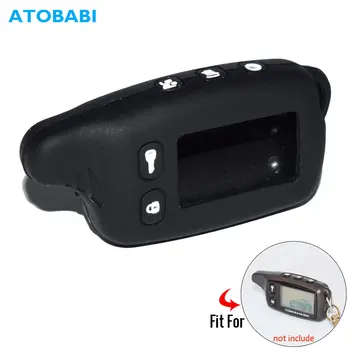 

TW9010 Silicone Key Case For Tomahawk TW 9030 9010 9020 Two Way Car Alarm System LCD Remote Control Keychain Transmitter Cover