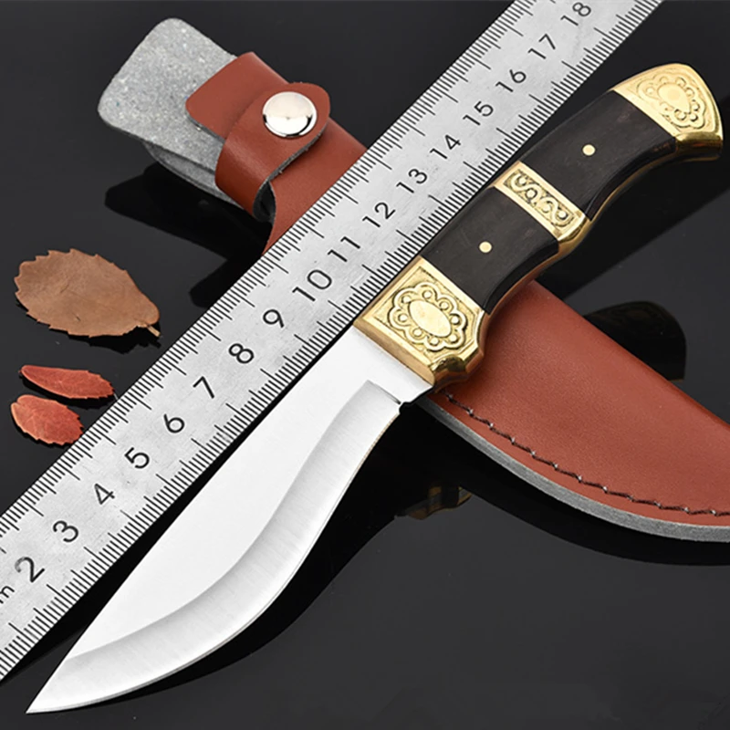 

8" Tactical Hunting Knife Outdoors Camping Survive Knives Multi Diving Tool & 5CR13WOV Blade Free Fast Shipping