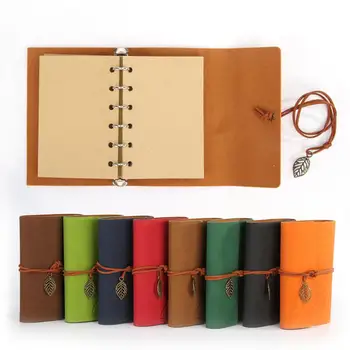 

Retro Creative Notebooks String Loose-leaf Sketchbook Students Stationery