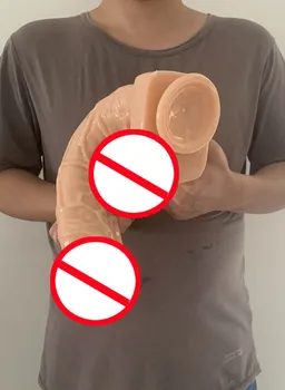 42*7cm Huge Realistic Dildo Anal Plug 18 Sex Toys For Women Penis Cock Suction Cup G Spot Masturbator Adult Product 6