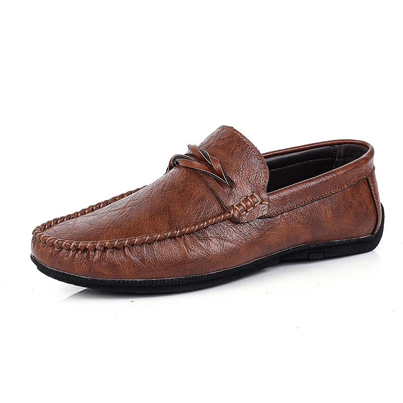 

2020 Men Casual Shoes for Men Driving Moccasins Comfortable Slip on Shoe Breathable Leather Loafers Business Office Shoes %