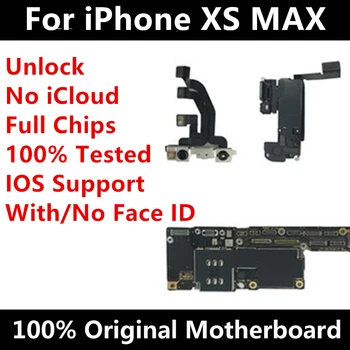 

Free iCloud For iPhone XS Max Motherboard Original Unlock For iPhone XS Max Logic Board With / No Face ID Mainboard Full Work
