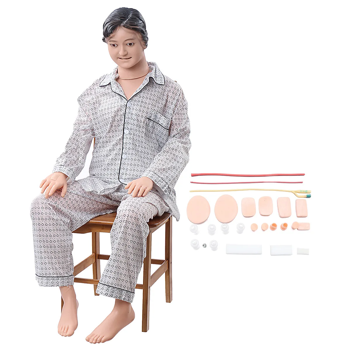 

Multi-functional Female Combination Nursing Training Manikin Model Mannequin Patient Care Simulator Nursing Mannequin