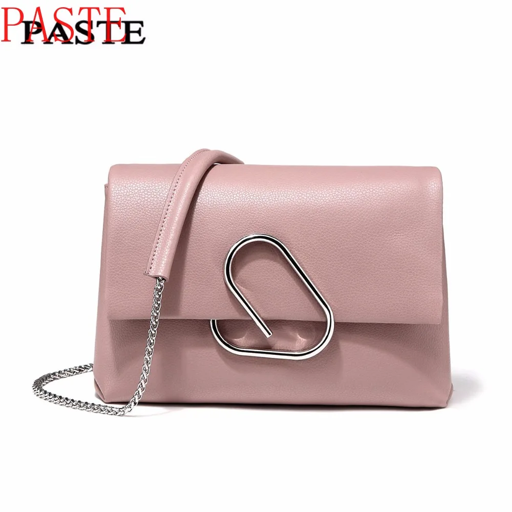 Free Shipping PASTE Shoulder Bag 100% Soft Genuine Leather OL Style Women's Handbags Ladies Bolso S - 4000180553580
