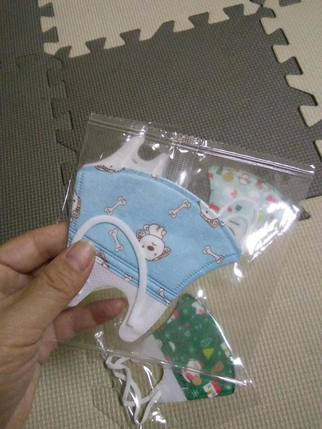 0-3 years old individually wrapped baby mask cartoon pattern pink blue animal 3D protective stereo newborn Facial lovely Niño 6