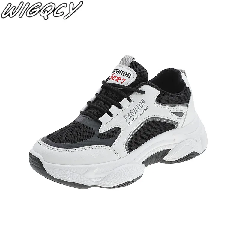 

2019 women's sexy high quality mesh breathable women's shoes round head shallow flat casual shoes sneakers zapatos de mujer