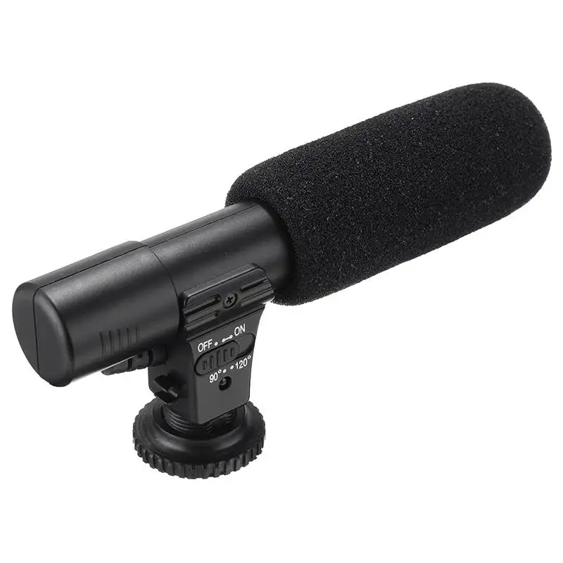 3,5 мм внешний стерео микрофон Микрофон для Canon Nikon DSLR камеры DV видеокамеры