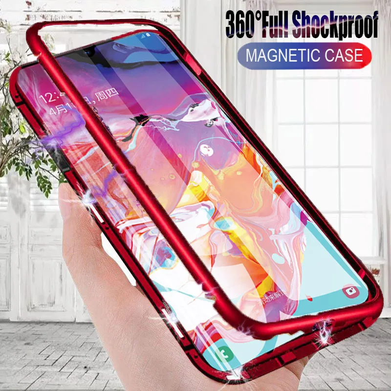Магнитное металлический чехол для samsung Galaxy S10e плюс M30 M20 A10 A20 A30 A40 A50 A60 A70 2018