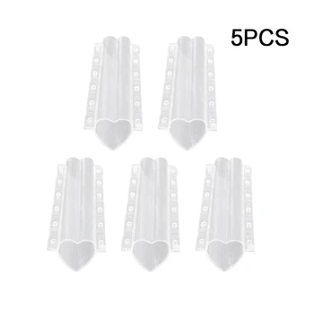 

5pcs Clear Heart Shaped Cucumber Growth Forming Mold Transparent Garden Fruit Vegetable Shaping Moulds Kitchen Tool