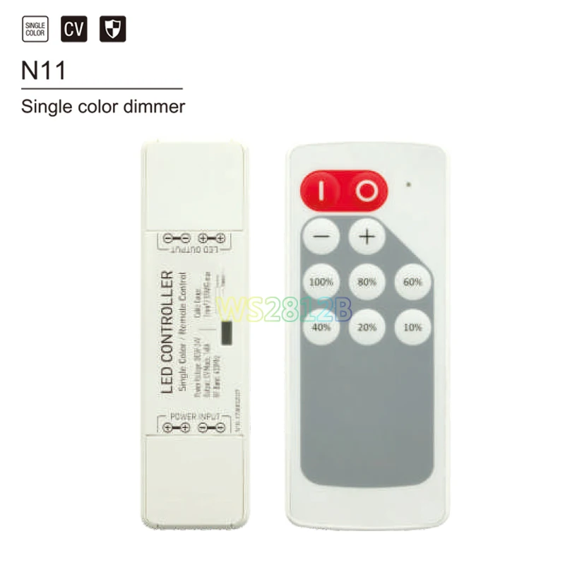 Nano Новый DC5 24V Одноцветный/CCT/RGB/RGBW Беспроводной RF пульт дистанционного управления