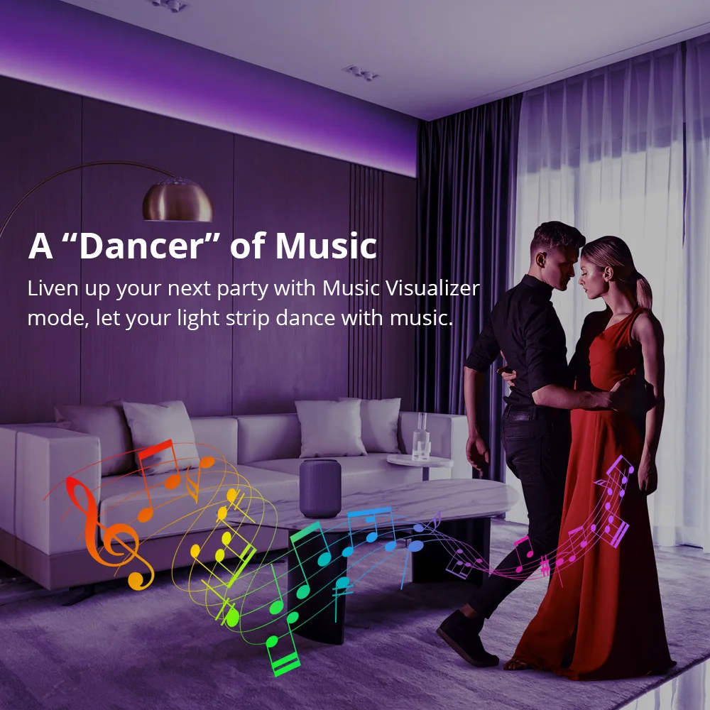 SONOFF L2 2M/5M RGB LED Light Strip Dimmable Waterproof Colorful Flexiable Remote Control via eWeLink Support Google Home 3