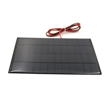 

12V 4.2W Solar panel with 100cm extend wire Mini Solar Battery Cell Phone Charger Portable DIY Polycrystalline Solar Cell
