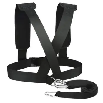 

Speed Training Harness Vest Padded Shoulder Strap Adjustable Band Rope Cord Kit Trainer For Sled Running Resistance Practice