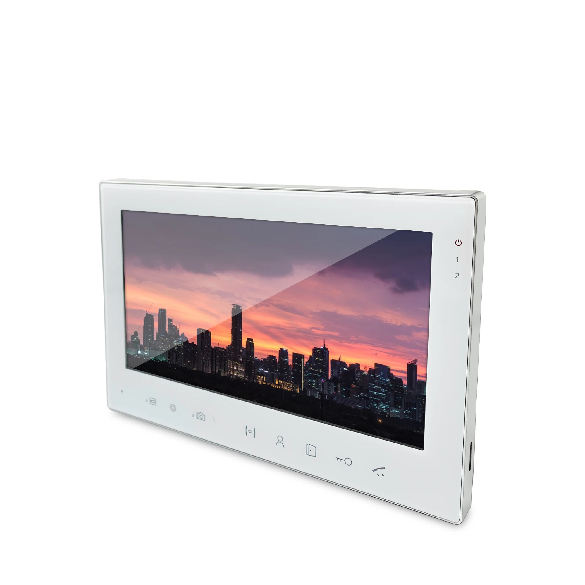  [Wide Angle] Dragonsview Doorbell Intercom Video Door Phone With Monitor 7 Inch Record Unlock Home 