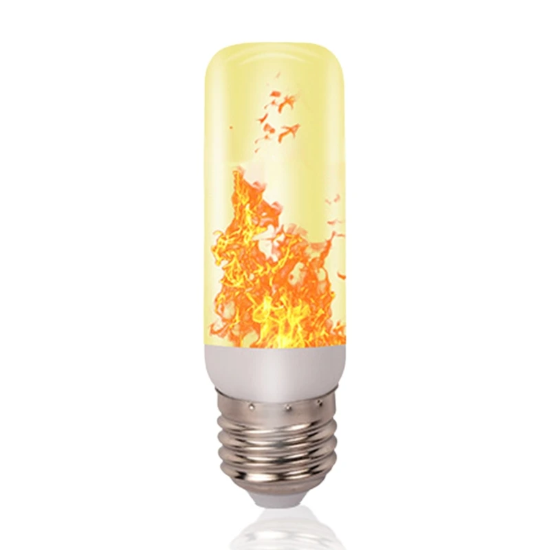 More Model LED Flicker Flame Light Bulb Simulated Burning Fire Effect Party Lamp 