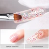 Limegirl Poly Extention Gel Set Nail Art French Nail Art Clear Camouflage Color Nail Tip Form Crystal Polygels Brush Nail Gel 2