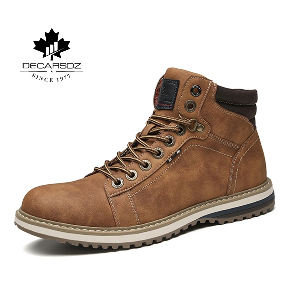 New Men Boots Casual-Shoes Outsole Comfy Spring DECARSDZ Classic Autumn Brand Durable 1005001651861690