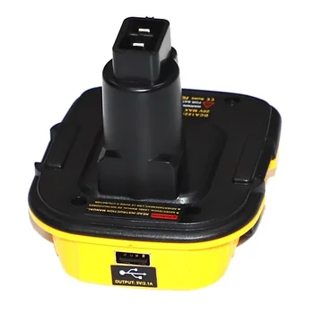 

DCA1820 Battery Adapter USB Output For Dewalt 18V Ni-cd Ni-mh Battery Tools Compatible With 20V MAX Li-ion Battery DCB200 DC9096
