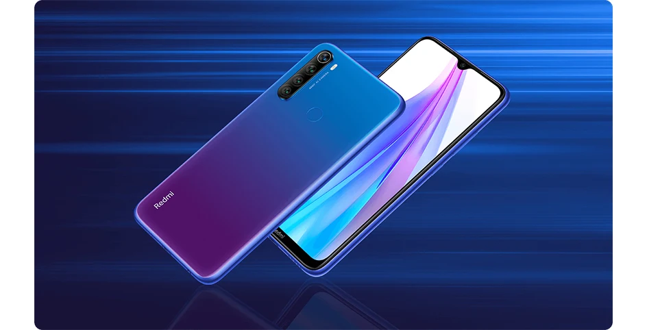 Смартфон Xiaomi Redmi Note 8T с глобальной версией, 4 ГБ, 64 ГБ, 48мп, четырехъярусная камера, 4000 мАч, большая батарея, Snapdragon 665, Поддержка NFC телефона