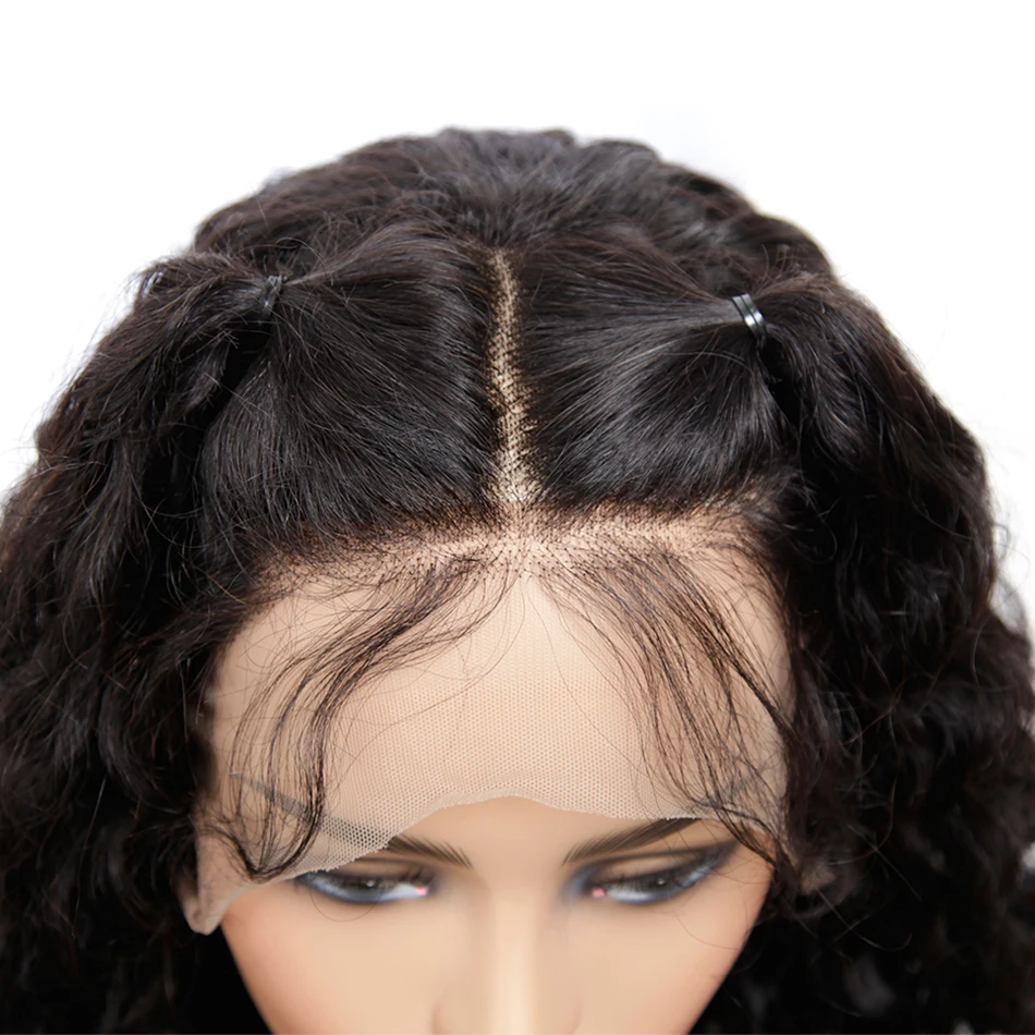 water wave hair lace front wig human hair lace frontal wigs 12