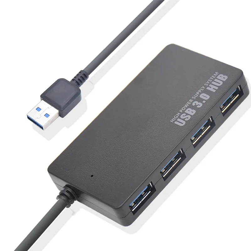4-портовый USB 3,0 концентратор USB 3,0 концентратор 5G Мбит/сек расширения портативных ПК Кабель-адаптер для ноутбука аксессуары хаб Usb для компьютера