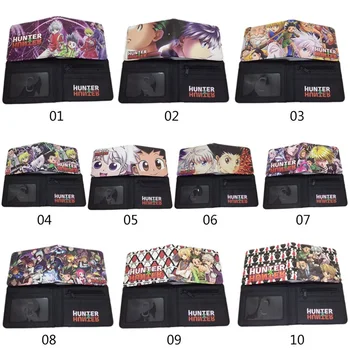 

Anime leather wallet Naruto cartoon printing multi-function short clutch wallet handbag carnival party card holder teenager