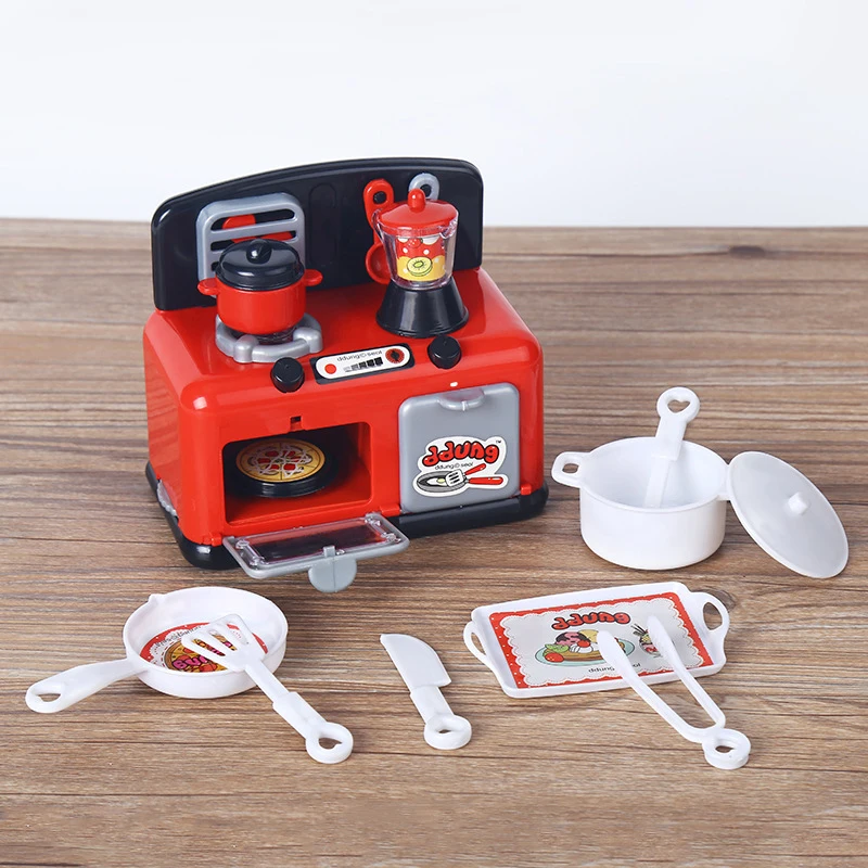 Stove Имитация небольшой бытовой техники, стиральная машина, соковыжималка, микроволновая печь, пылесос, набор приборов, детские игрушки - Color: Stove