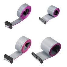 Uxcell 1 шт. IDC провода плоский кабель FC/FC Разъем a-тип 2,54 шаг 1 м длина для цифровых камер Ноутбуки ЖК-телевизоров