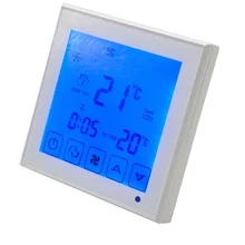 2p 4p синяя подсветка сенсорного экрана программируемый термостат кондиционера с синхронизацией