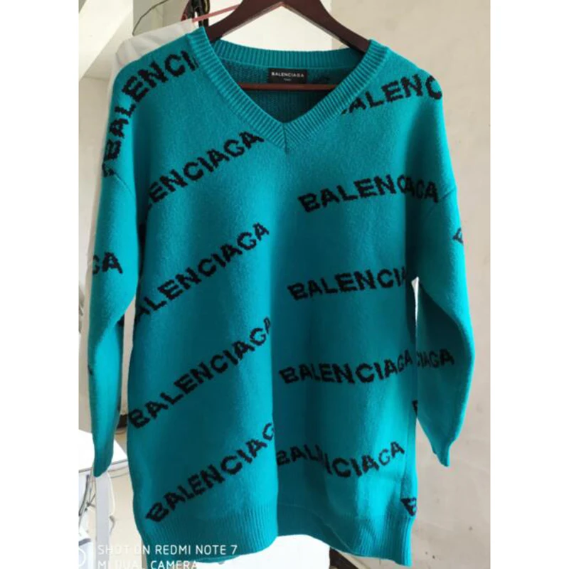 17zq 2020 Sweater Pullover For Women V-collar Long