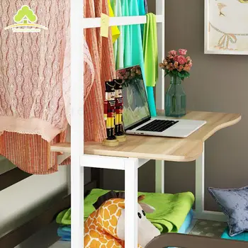 

Lazy Man Bunk Computer Desk Simple Learning Writing Desk College Student Bunk Desk Dormitory Bed Small Table