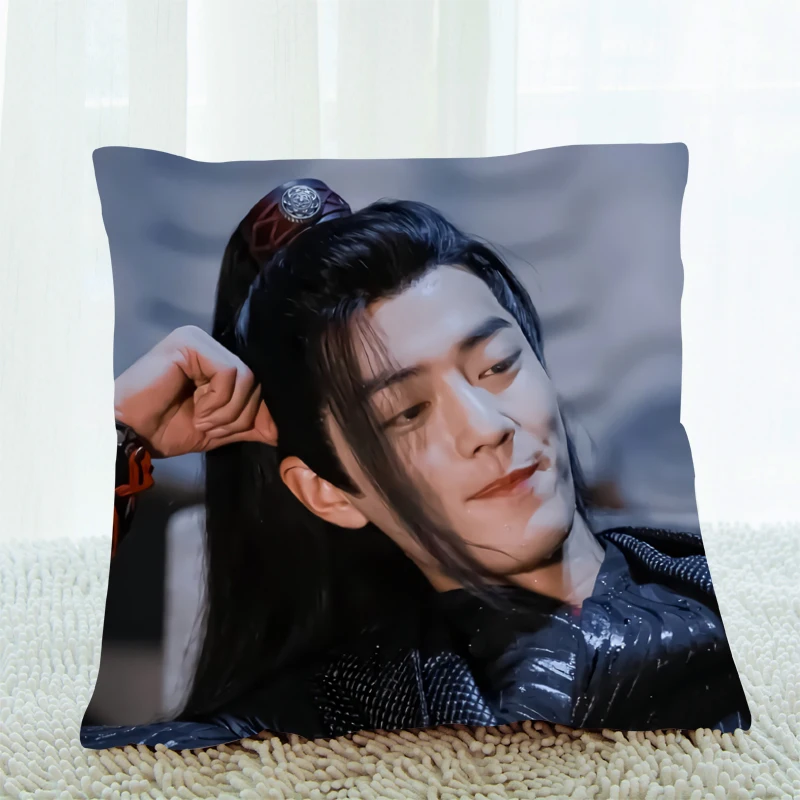 12 ChenQingLing The Untamed Wang Yibo XiaoZhan Fanart наволочка диванная подушка чехол для дома/кровати/дивана/автомобиля Decore косплей подарок - Цвет: 12