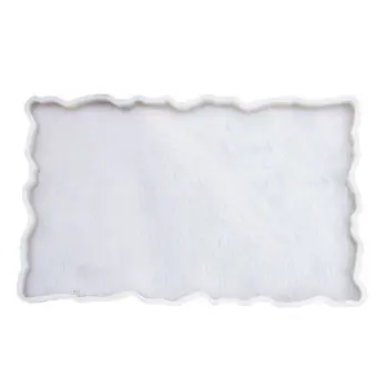 

Big Rectangle Plate Resin Mold Oversized Fruit Disc Tray Resin Mold Art Craft