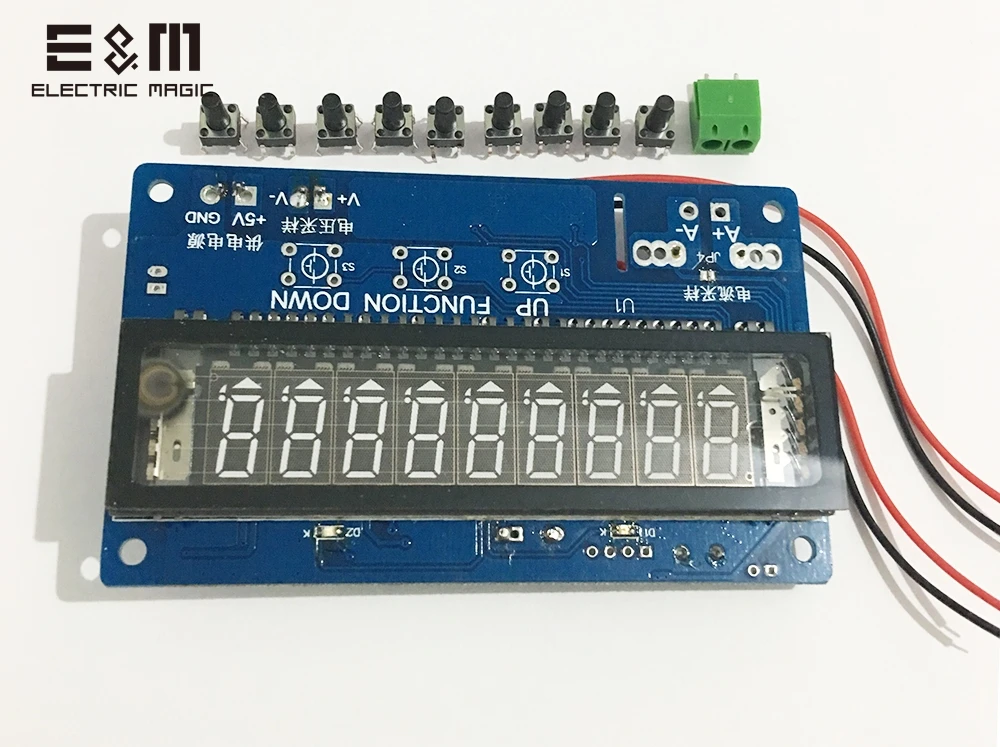 E& M для детей, на возраст от 0 до 30V 0-5A ttl USB частотно-регулируемым приводом Экран дисплея Панель СКМ вакуумный флуоресцентный Дисплей er Графический для Напряжение амперметр