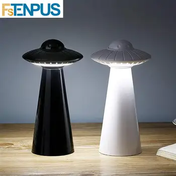 

Fstenpus LED mushroom Lamp with Dimming USB Rechargeable and Reading Flicker-free baby night light
