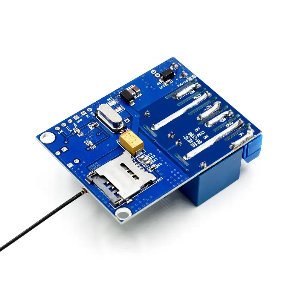 2 канальный релейный модуль SMS GSM с дистанционным управлением SIM800C STM32F103C8T6 для