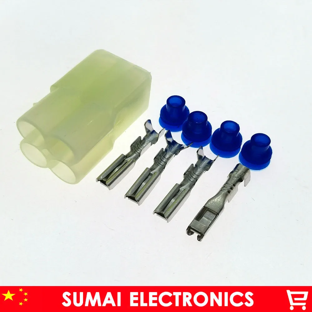 50 Sets 2.2mm 4 Way/pin Auto Male Electrical Egos Plug,auto Oxygen