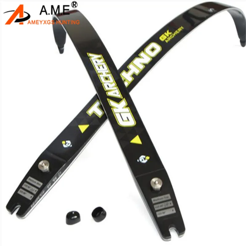 1 Pair Archery 18-38lbs ILF Carbon Recurve Bow Limbs Riser Handle Practice H25-68" Hunting Target Outdoor Shooting Accessories